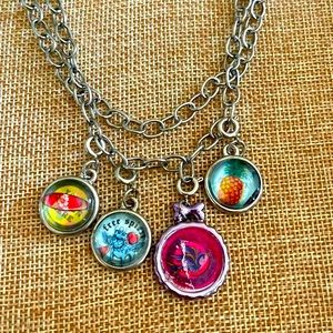 Sugar Lulu necklace with four charms